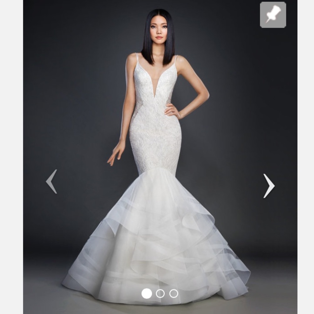 LAZARO #3704 WEDDING DRESS